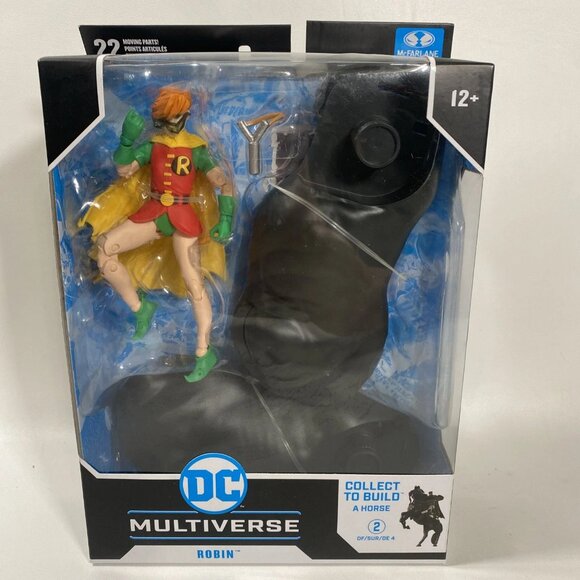 DC Multiverse Robin Dark Knight BAF Build A Horse 2021 McFarlane Toys NEW - Picture 1 of 8